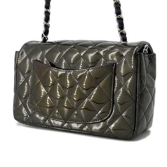 Chanel Patent Matelasse Cocomark Flap Bag Mini - Picture 1 of 15